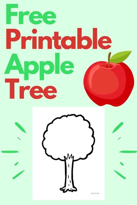 Printable Apple Tree Template