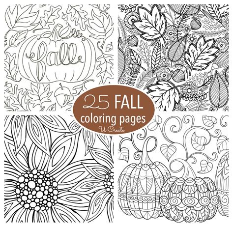 Printable Autumn Pictures To Color