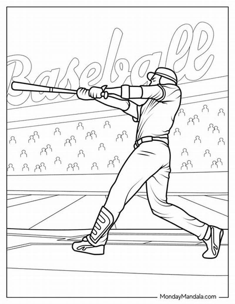 Printable Baseball Pictures To Color