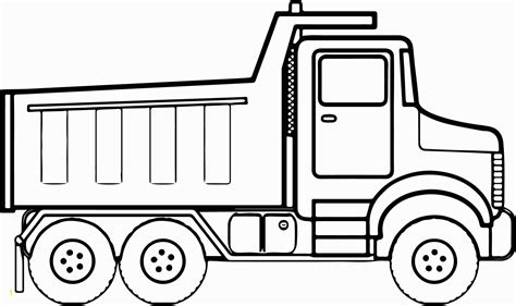 Printable Big Truck Coloring Pages
