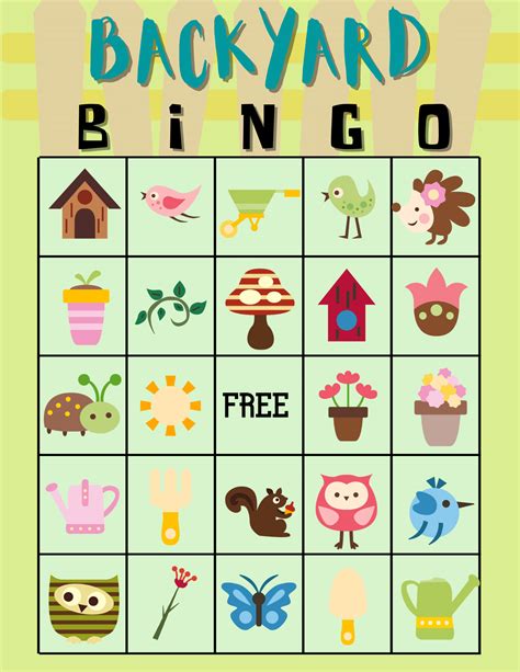 Printable Bingo Cards For Kids
