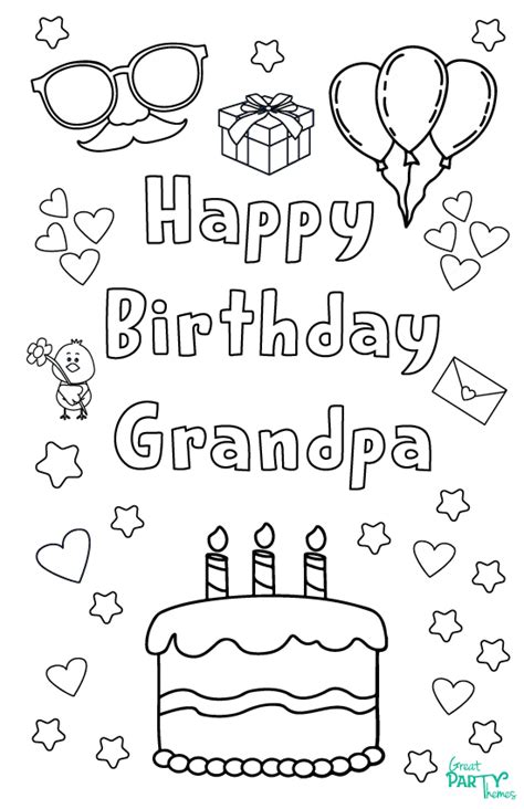 Printable Birthday Cards For Grandpa