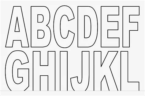 Printable Block Letters Free