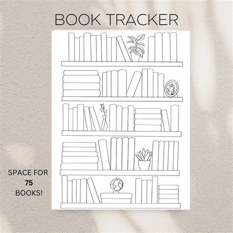 Printable Book Tracker
