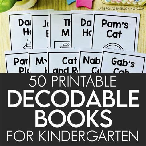 Printable Books For Kindergarten
