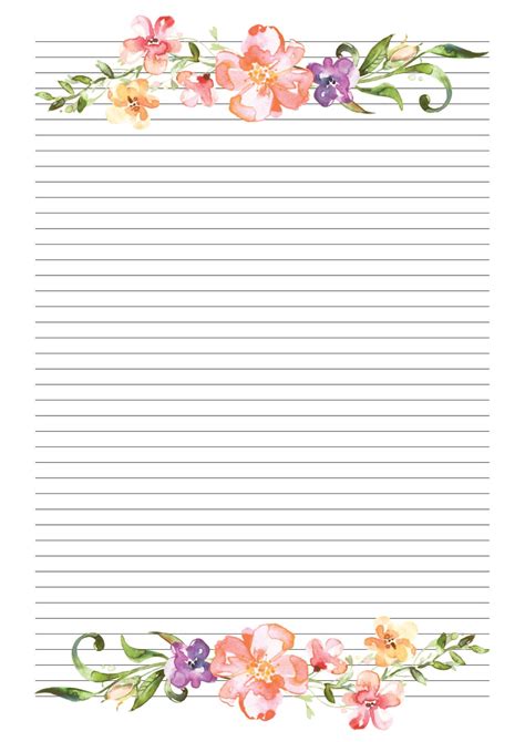 Printable Border Paper With Lines