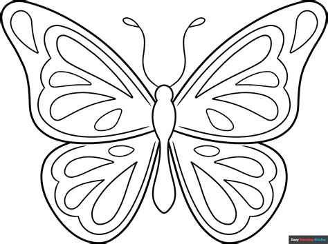 Printable Butterflyoutline
