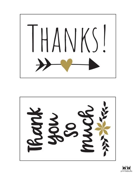 Printable Cards Thank You