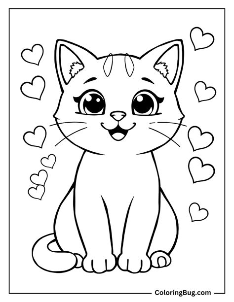 Printable Cat Pictures To Color