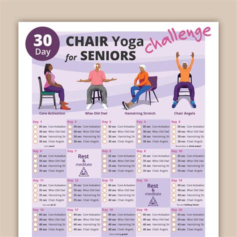 Printable Chair Workout For Seniors