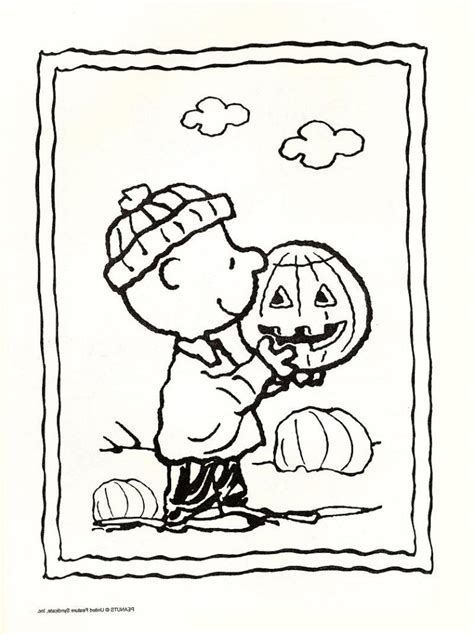 Printable Charlie Brown Halloween Coloring Pages