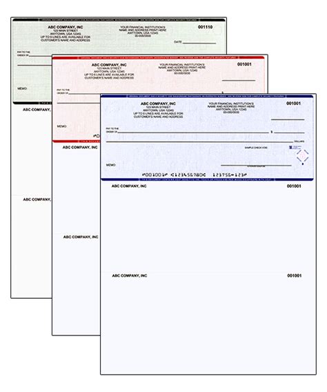 Printable Checks For Quickbooks