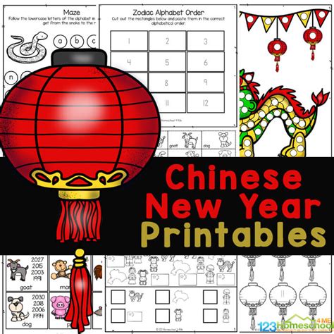 Printable Chinese New Year Activities