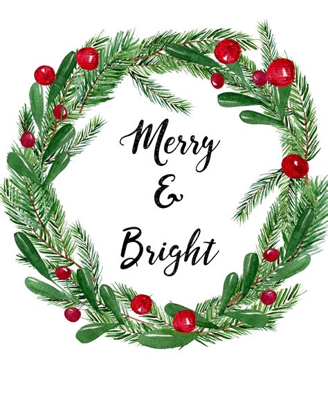 Printable Christmas Decorations Free