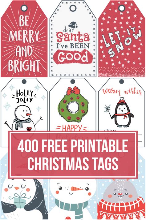 Printable Christmas Tags For Gifts