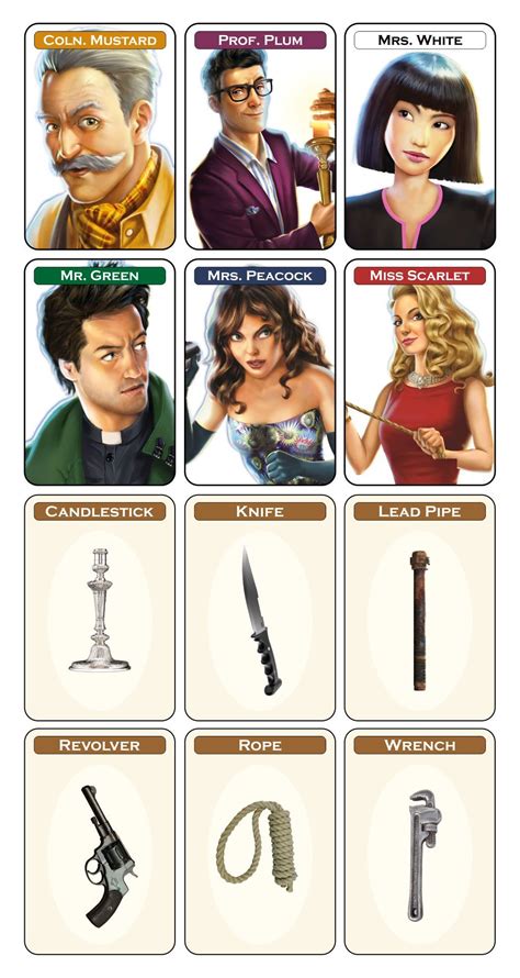 Printable Clue Cards Free