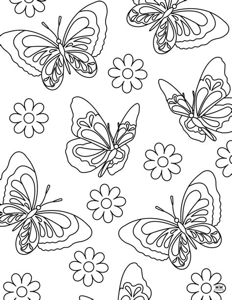 Printable Coloring Butterfly