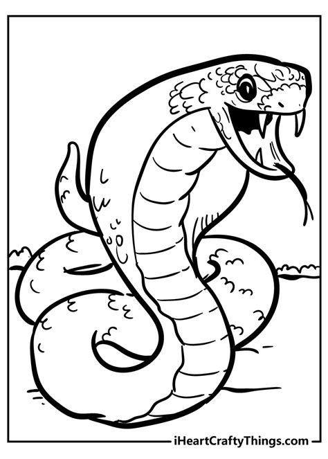 Printable Coloring Pages Of Snakes