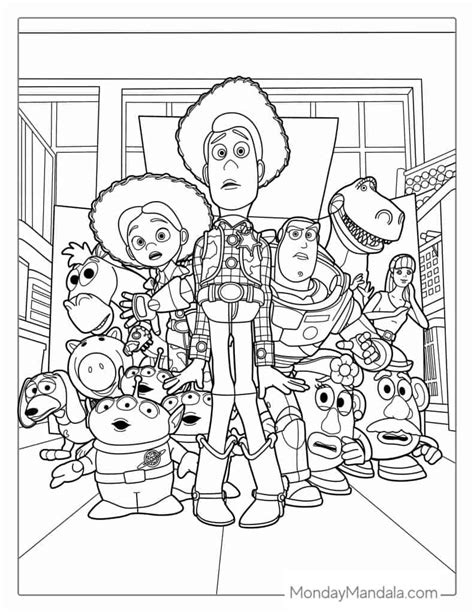 Printable Coloring Pages Of Toy Story