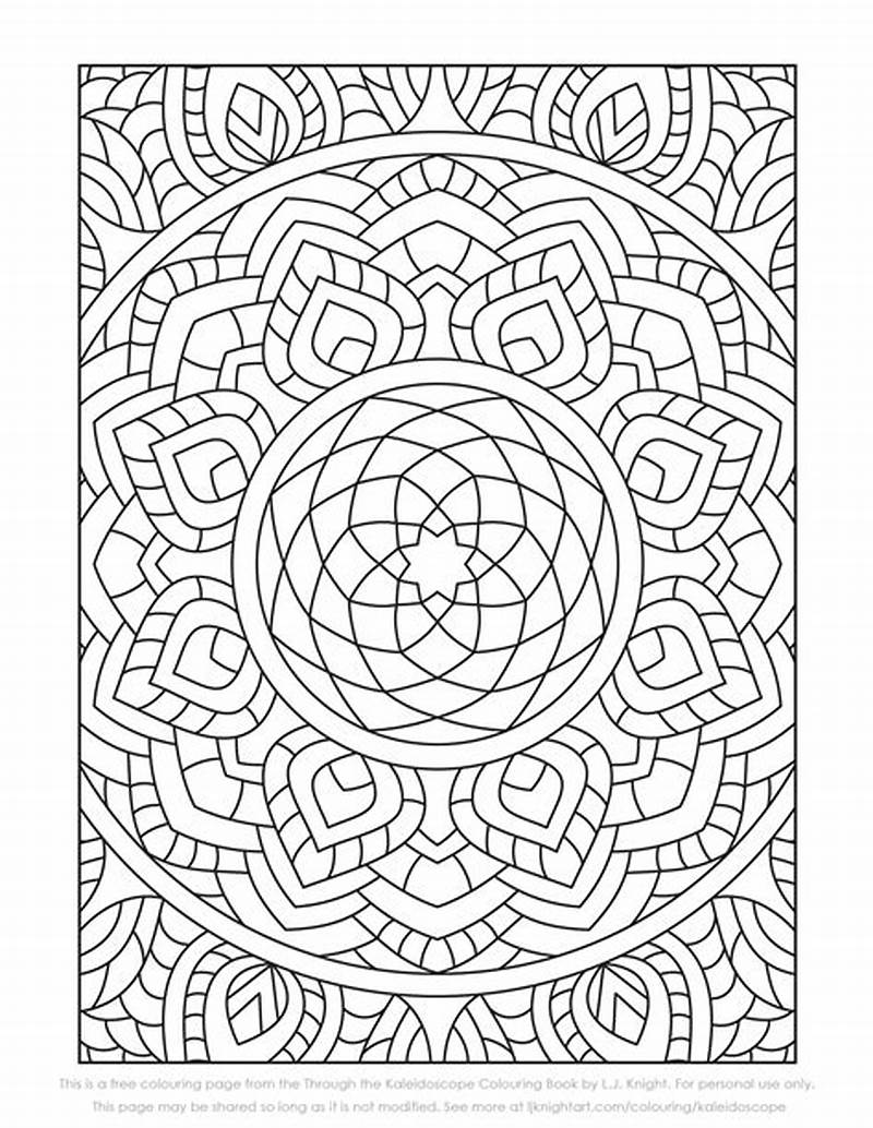 Printable Coloring Patterns
