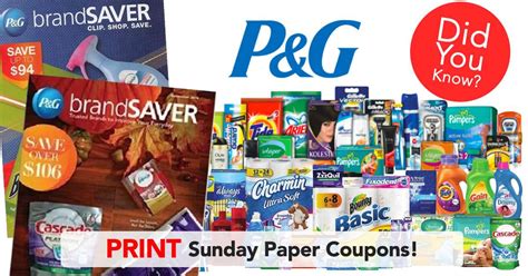 Printable Coupons P&g