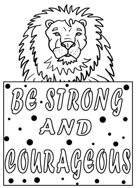 Printable Courage