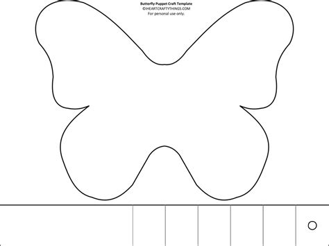 Printable Cut Out Butterfly Template