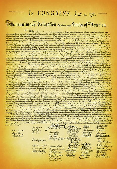 Printable Declaration Of Independence