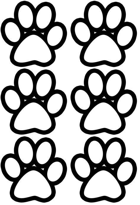 Printable Dog Paw Prints Free