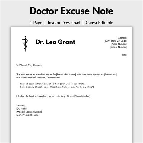Printable Dr Excuse