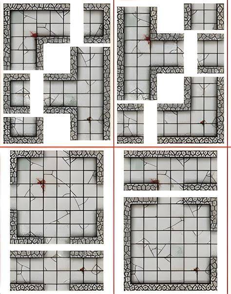 Printable Dungeon And Dragon Maps To Scale Letter Size Paper