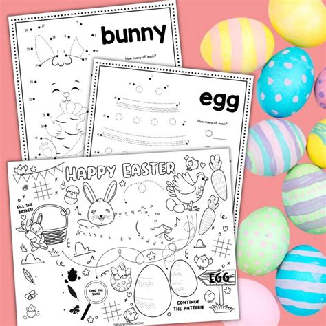 Printable Easter Activity Sheets
