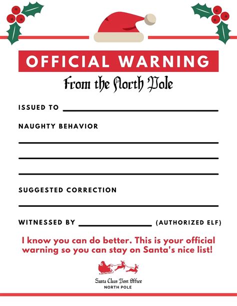 Printable Elf On The Shelf Bad Behavior Letter