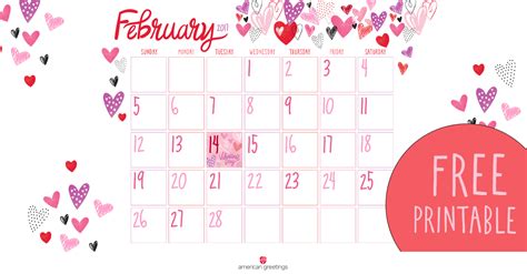 Printable Feb Calendar