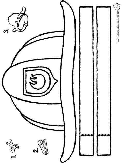 Printable Fire Hat Template