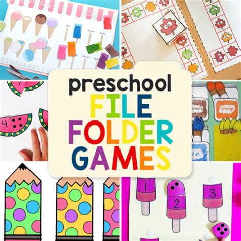 Printable Folder Games