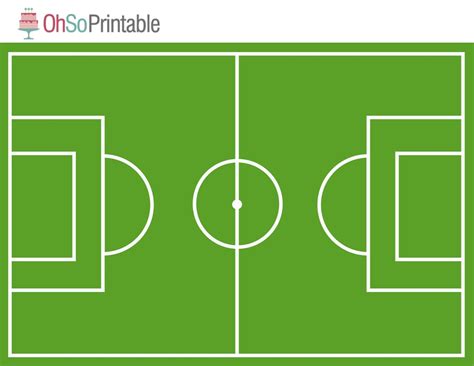 Printable Football Pitch