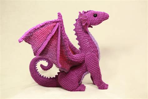 Printable Free Crochet Dragon Pattern