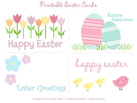 Printable Free Easter Cards