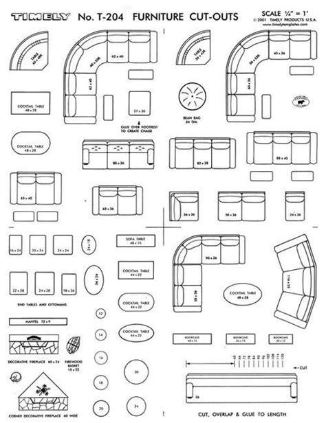 Printable Furniture Templates 1 4 Scale