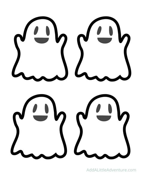 Printable Ghost Cutouts