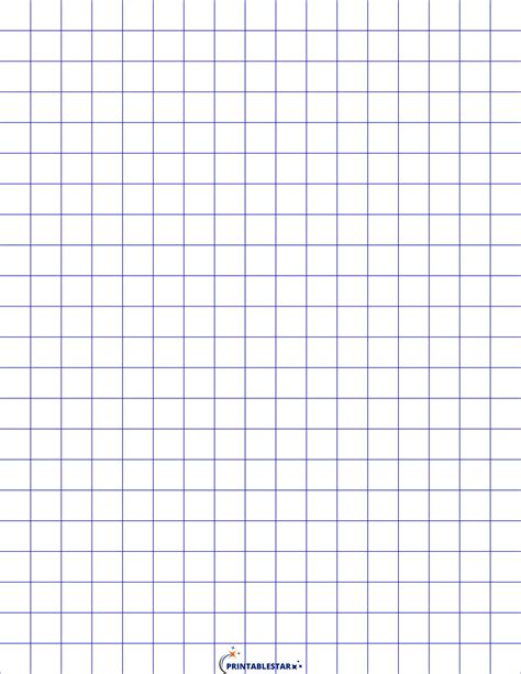Printable Grid Paper 1/2 Inch