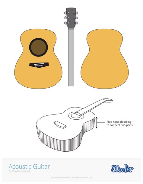 Printable Guitar Templates