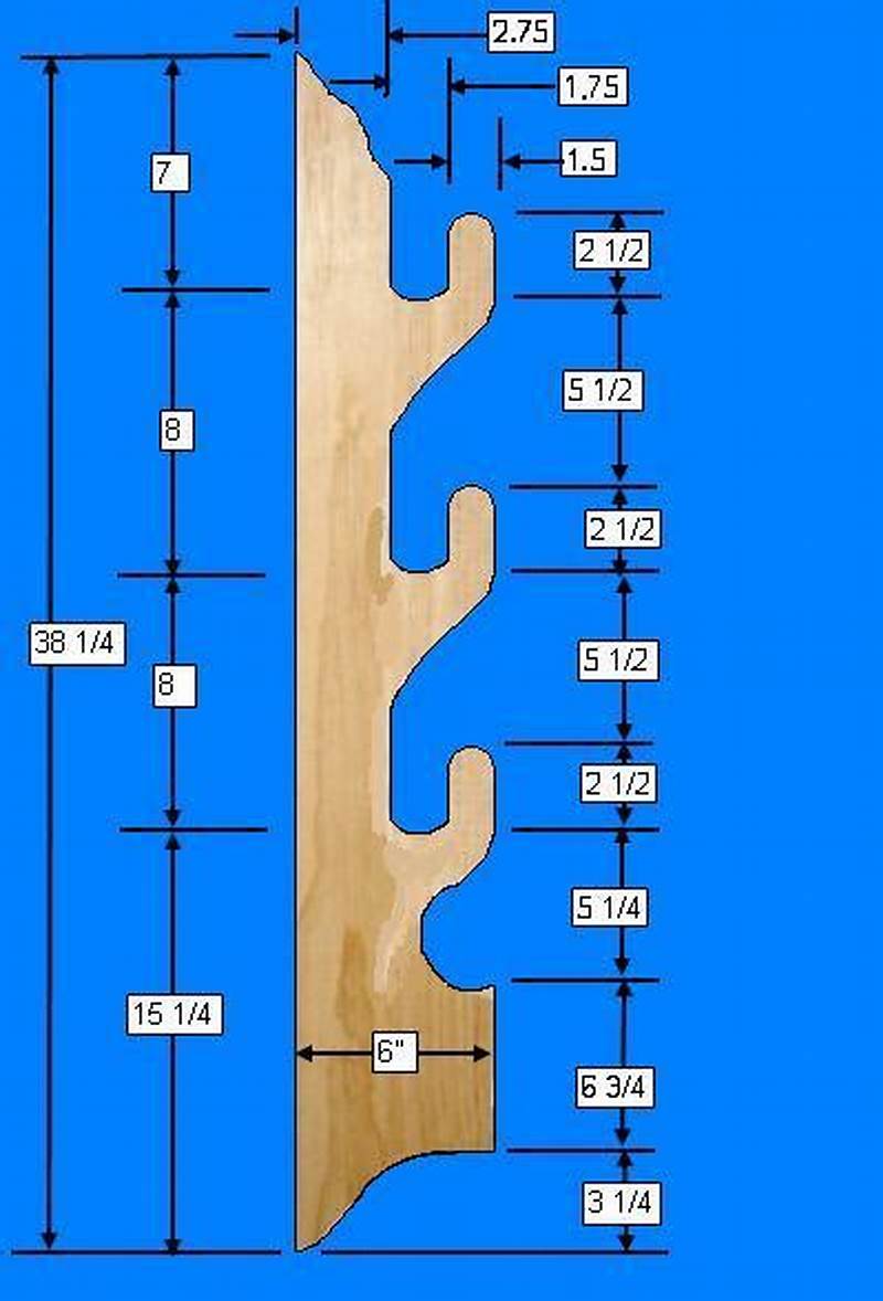 Printable Gun Rack Pattern