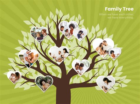 Printable Heart Tree Template