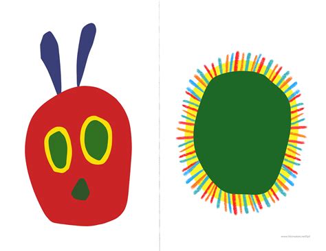 Printable Hungry Caterpillar Face