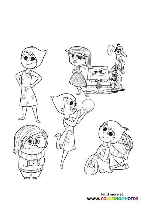 Printable Inside Out Characters