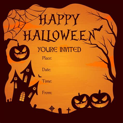 Printable Invitations Halloween