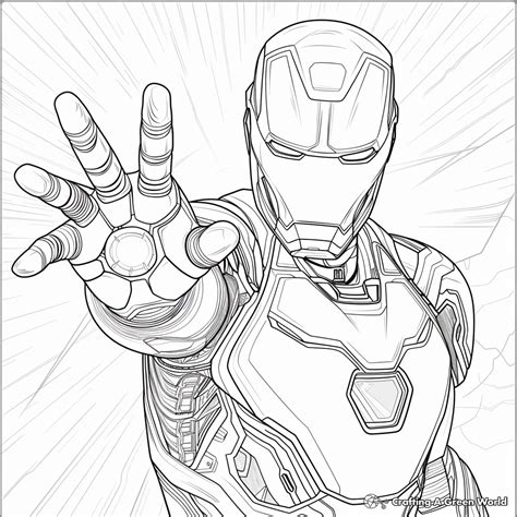 Printable Iron Man Coloring Pages