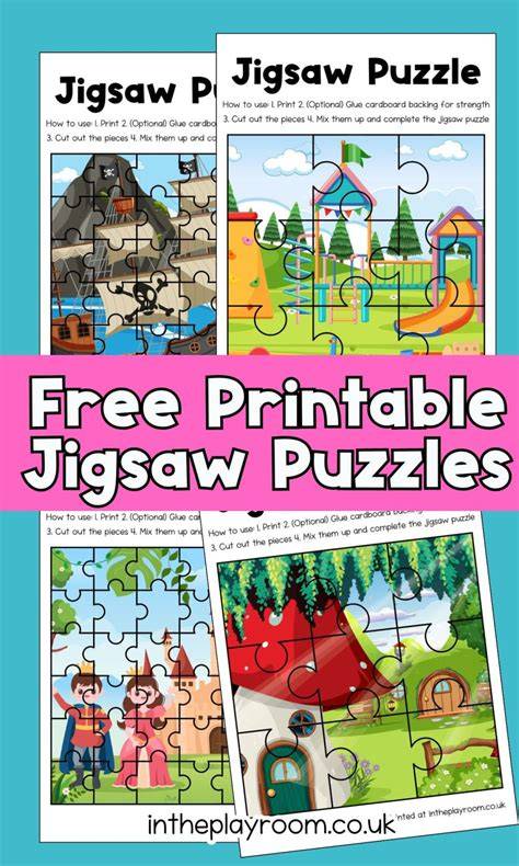 Printable Jigsaw Puzzles For Adults